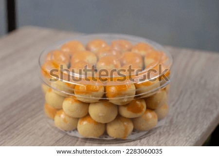 Typical Eid nastar pastries from Indonesia Royalty-Free Stock Photo #2283060035