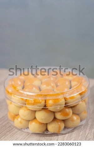 Typical Eid nastar pastries from Indonesia Royalty-Free Stock Photo #2283060123