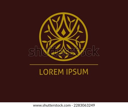 Tree vector icon. Nature trees vector illustration logo design with brown background.
Format Vektor