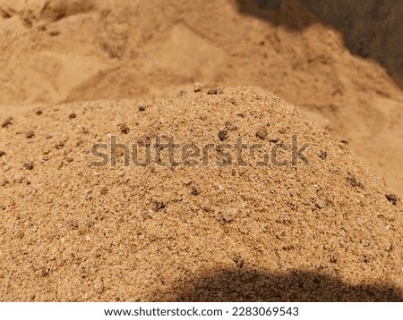 Sand Pictur With Blue Background 