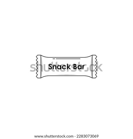 Snack bar icon isolated vector graphics Royalty-Free Stock Photo #2283073069