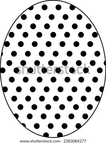 Easter Day Vector Black And White Clip Art