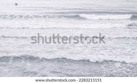 Real photo sea water waves, abstract background, nature power, pale grey light contrast matte more tone in stock