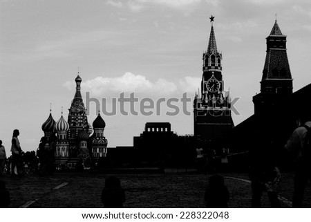 View of the Red Square in Moscow, Russia