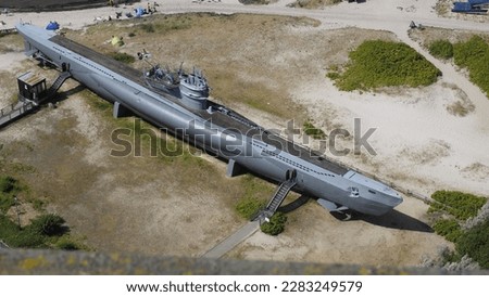 Museum Submarine in Laboe Kiel Royalty-Free Stock Photo #2283249579