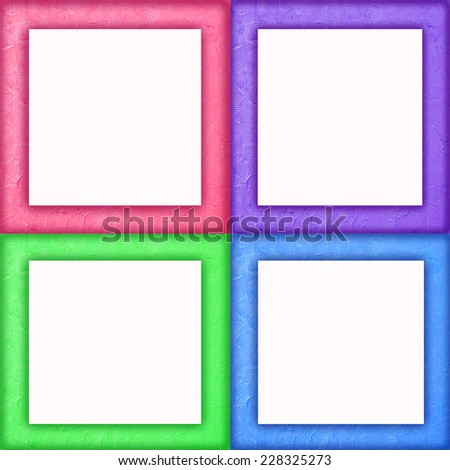 Colorful frame image