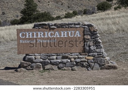 Chiricahua National Monument Entrance Sign_0193