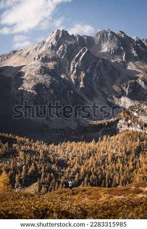 The sharp mountain peaks of Alpe Devero during autumn, Northern Italy