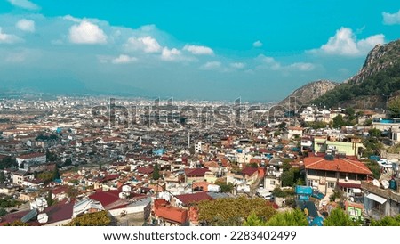 Hatay before the earthquake, Hatay view from above Royalty-Free Stock Photo #2283402499