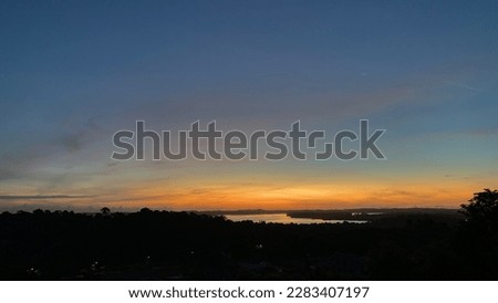 beautiful sunrise and nature light from the sky