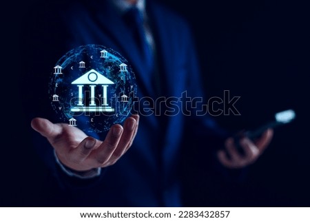 central banking and international currency concept. Businessman exchanging dollar Yuan Yen Pound sterling and Euro for forex and currency exchange money transfer. international currency, world bank Royalty-Free Stock Photo #2283432857