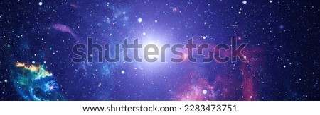 Mystical beautiful space. Unforgettable diverse space background , Elements of this image furnished by NASA.