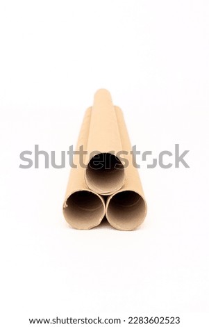Three cardboard sleeves on a white background
