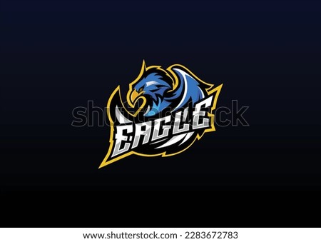 eagle logo esport team mascot design