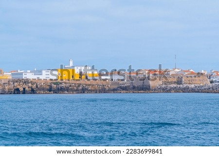 Seaside or Portuguese town Peniche.