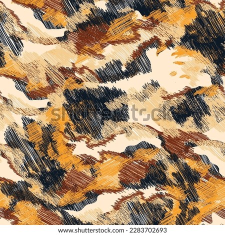 abstract camouflaged seamless pattern on white background Royalty-Free Stock Photo #2283702693