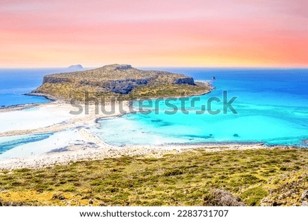 Balos Beach, Island Crete, Greece  Royalty-Free Stock Photo #2283731707