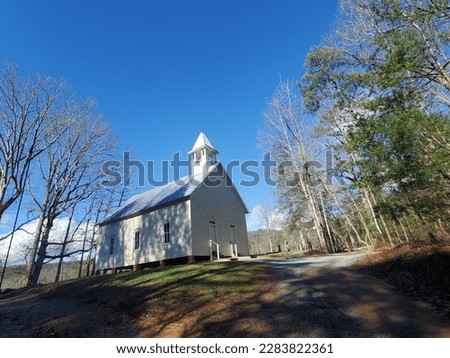 Historic Caves Code Missionary Baptist Church in Tennessee Royalty-Free Stock Photo #2283822361