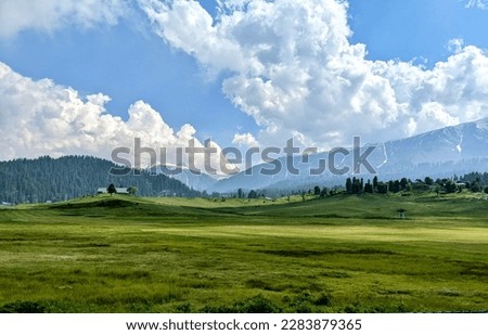 "Gulmarg, Kashmir, India - May, 2022": Gulmarg is an absolute delight for nature lovers and adventure seekers