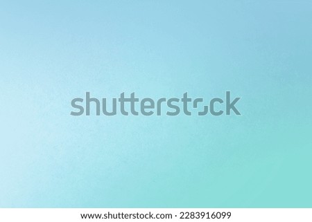 Pale solid blue tone color gradation with light green paint on cardboard box recycled blank paper texture background with space design minimal style