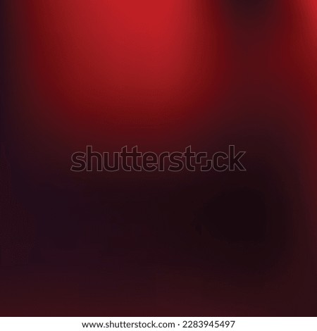 Gradient black and red colored soft vector background isolated on square template. Simple concepted empty copy space backdrop for social media post, digital web decor, and other.