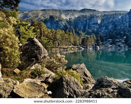 The Black Lagoon at Urbión Mountains. Vinuesa. Soria. Spain. Royalty-Free Stock Photo #2283988411