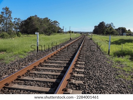 Rail Train Landscape Photography, View of South Coast country area Nowra
