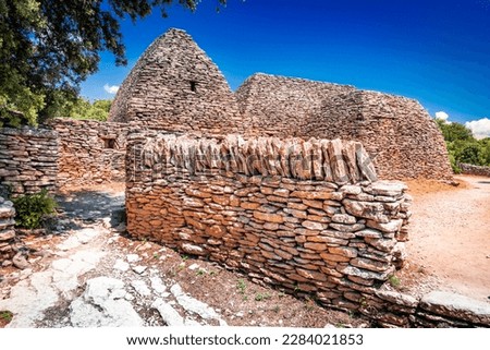 Gordes, France. Borie: a traditional dry-stone hut found in the Provence region, typically used for agricultural purposes, built without mortar Royalty-Free Stock Photo #2284021853