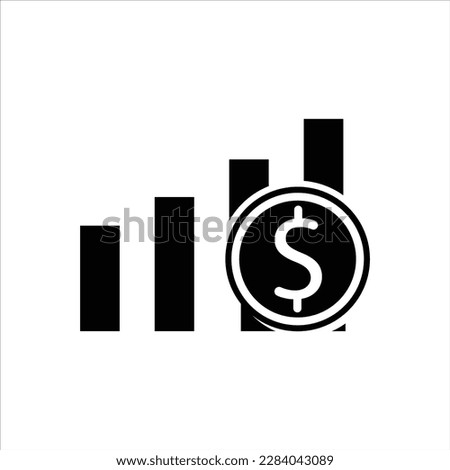 Business Growth Icon Design Vector
