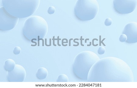 shiny 3d blue sphere of balls background. Blue ball texture gradient collection. Realistic blue hologram sphere ball flying Royalty-Free Stock Photo #2284047181