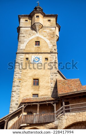 old town of rothenburg ob der tauber - germay