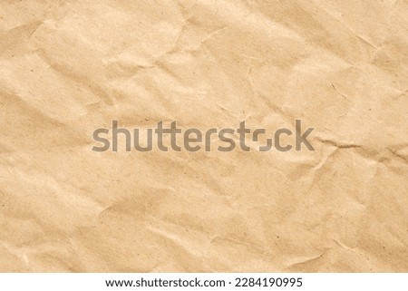 Abstract crumpled and creased recycle brown paper texture background Royalty-Free Stock Photo #2284190995