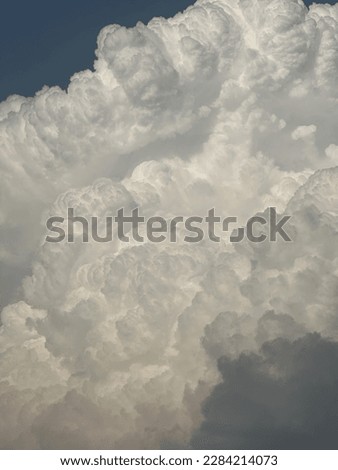 beautiful cotton clouds sky picture 