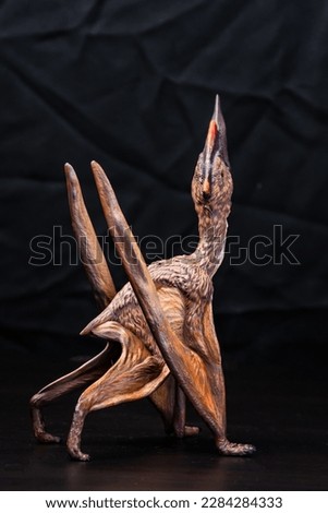 The Dsungaripterus dinosaur  in the dark
