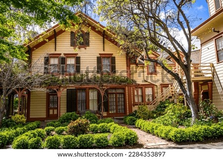 Historic mansion in Shinn Historical Park and Arboretum. Royalty-Free Stock Photo #2284353897