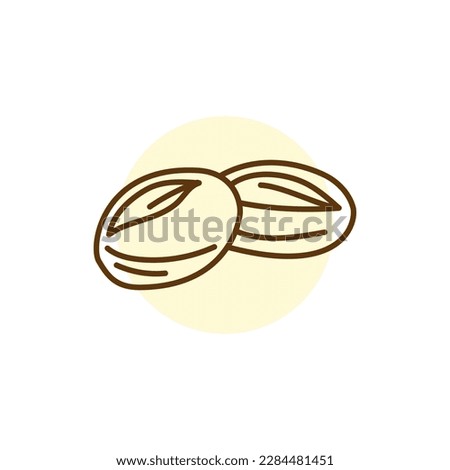 Buns black line icon. Bakery. Pictogram for web page