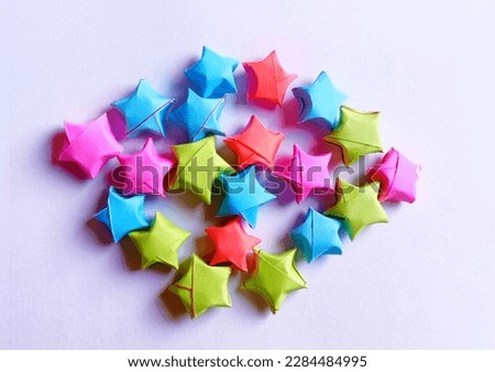 Lucky little star made by me from paper