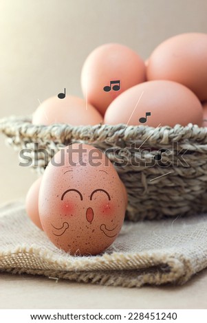 Singing eggs