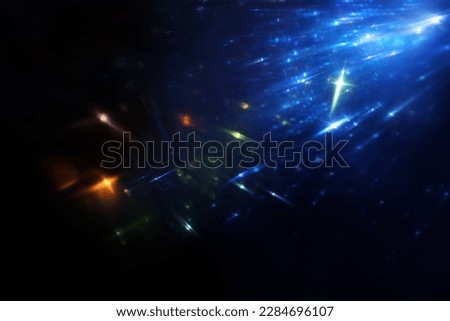 Blurred refraction light, bokeh or organic flare overlay effect Royalty-Free Stock Photo #2284696107