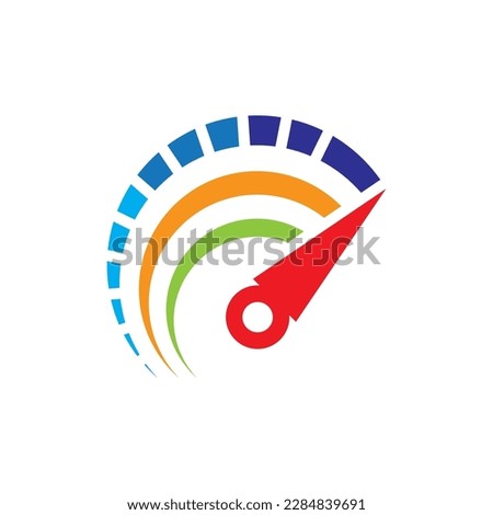 Speed logo images illustration design