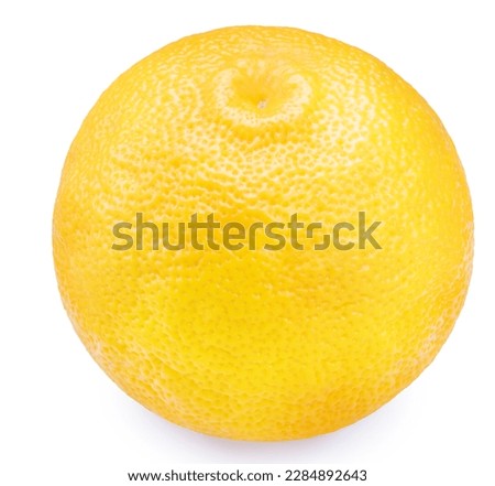 Yuzu Orange fruit on White backghround. Sweet Yuzu Orange fruit isolate on white with clipping path. Royalty-Free Stock Photo #2284892643