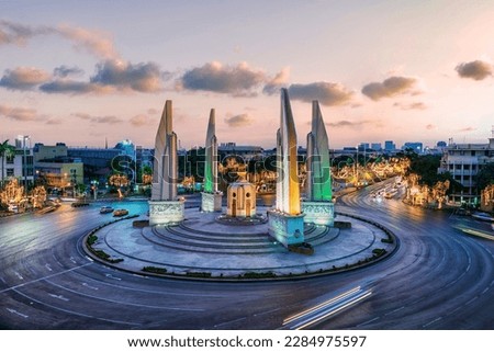 Democracy Monument in Bangkok, Thailand Royalty-Free Stock Photo #2284975597