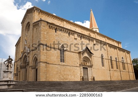 An imposing Gothic construction, begun at the end of the thirteenth century and continued with various interruptions until the beginning of the sixteenth century, the Cathedral dominates the city Royalty-Free Stock Photo #2285000163