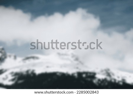 Defocus abstract background of the mountain