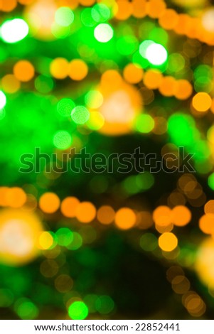 Background of party lights