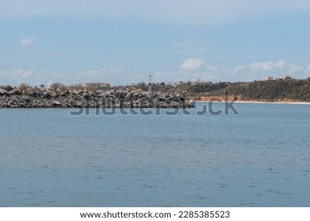 sea view taken in greece maronia sea