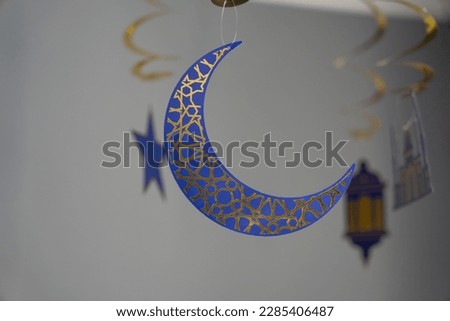 Ramadan Decorations in the Classic of the Month of Ramadan Photo, Üsküdar Istanbul, Türkiye