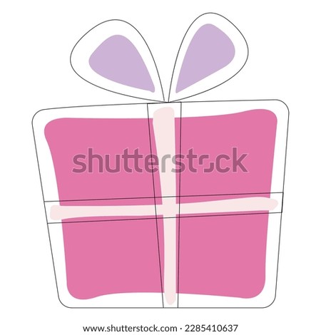 Gift illustrator vector graphic perfect for decoration