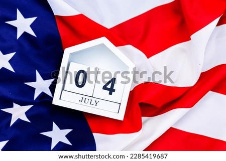 American flag closeup. Happy 4th of july background