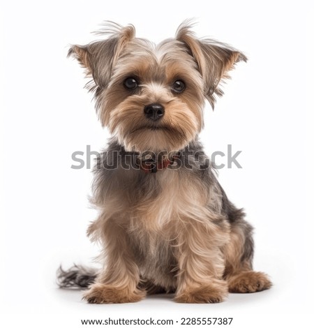 Yorkshire Terrier isolated on white Royalty-Free Stock Photo #2285557387